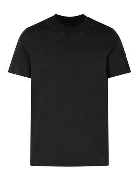 Moncler Maglietta in cotone nero
