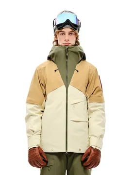 Veste Gore-tex® 2l Stretch Sand / Castle Wall / Winter Moss S