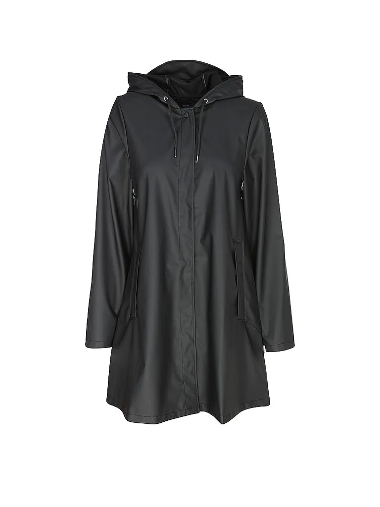Rains Chubasquero negro S - Rains - FashionsVida