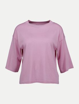 Robert Ley Kurzarm Pullover Rosa 40