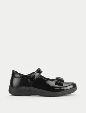 Patent Riptape School Shoes (9 Small - 3 Large) Black Female - Start-Rite - FashionsVida