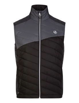 Mens Touring Quilted Lightweight Gilet (Ebony/black) - Dark Grey - Size 2xl - Dare 2b - FashionsVida