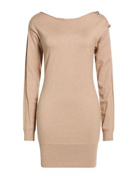 Mini-Kleid Damen Beige L,S Damen