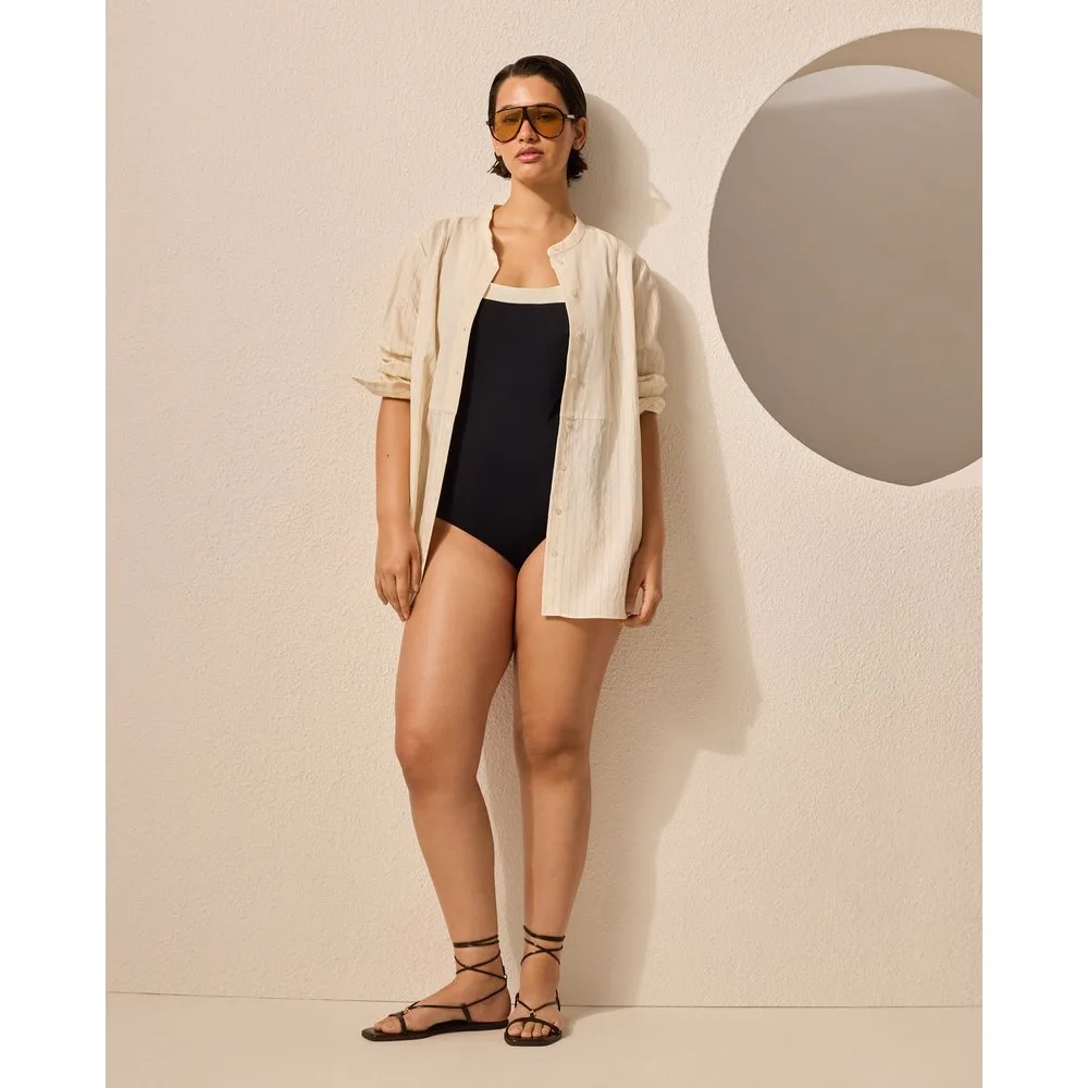 Bañador de mujer estampado de poliamida - Couchel - FashionsVida