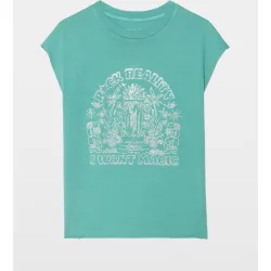 Zadig & Voltaire - Camiseta de mujer sin mangas con strass en algodón