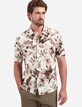 Shirt Short Sleeve Allover Printed male