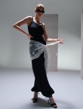 Sinsay - Top in cotone - nero