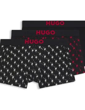 Hugo Boxers Gift 10268005 Trunk Red 3 Unités Open Red M - Hugo Boss - FashionsVida