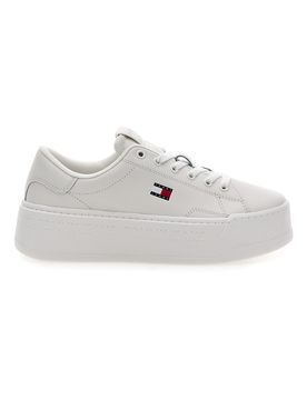 Sneakers bianche flatform cupsole Tommy jeans Tjw Script Cupsole Flatform 38
