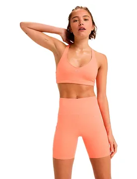 Leggings Corti Heart Into It Coral Chic S - Roxy - FashionsVida