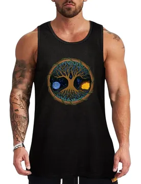 Astral Tree of Life Tank Top Athletic Cut Tank Top Gym Workout Sleeveless Shirt - Aliexpress - FashionsVida
