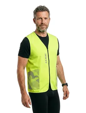 Cube Gilet Safety Cmpt Yellow