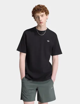 Mens T-shirt A Nido D'ape Essentials - Nero, nero nero Uomo taglia L - Adidas - FashionsVida