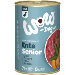 Comida húmeda para perros sénior paté pato, algas marinas y batata 400 g