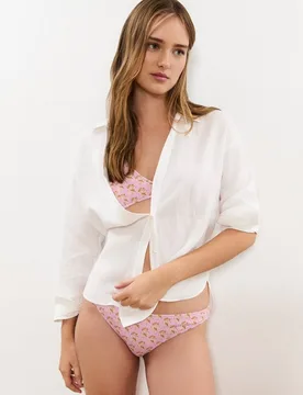 Braguita de bikini de flores - Brownie - FashionsVida