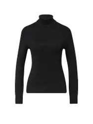 Rollkragenpullover schwarz 42 damen