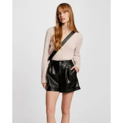 Jersey de mujer de manga larga con escote en V
