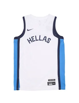 Canotta Basket Uomo Limited Home Jersey Team Greece White/lt Photo Blue - Nike - FashionsVida