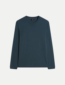 Langarmshirt CIBADI_LS Blau M