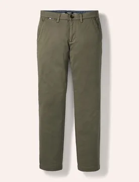 Extraglatt-Thermo Chino, Regular Fit#normale Größen#untersetzte Größen, Farbe Grün, 30, bügelfrei weiches Thermofutter Herren - Walbusch - FashionsVida