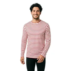 T-shirt à Manches Longues Grenaa Sr Red / Ecru 3XL