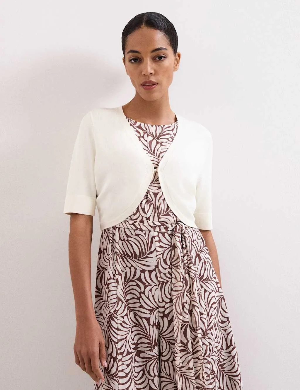 Cropped Cardigan Ivory female - Phase Eight - FashionsVida