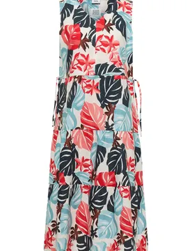 AOP Cotton Slup Dress female