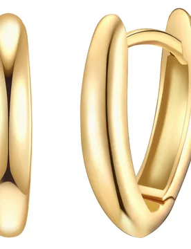 Womens Female Sterling Silver Earring - Gold - One Size - Rafaela Donata - FashionsVida