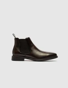 Leather Chelsea Boots Chocolate male - Rodd & Gunn - FashionsVida