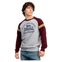 Sweat-shirt Bregis Marl Grey / Oxblood / Navy 3XL