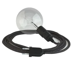 Cables Suspension Luminaire Rl03 3 M Grey / Black One Size