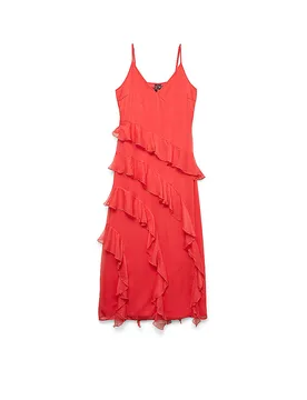 Midikleid VMSMILLA rojo XL - Vero moda - FashionsVida