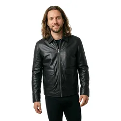 Veste En Cuir Jamal Black S