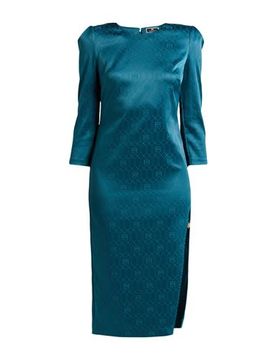 Midi-Kleid Damen Aquamarin 34 Damen