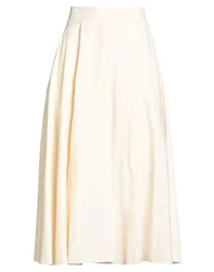 Midi-Rock Damen Elfenbein 34 Damen