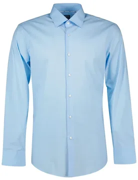 Chemise à Manches Longues H-hank Kent Light / Pastel Blue 41 - BOSS - FashionsVida