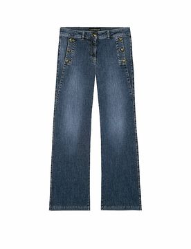 Jeans acampanados azul 40