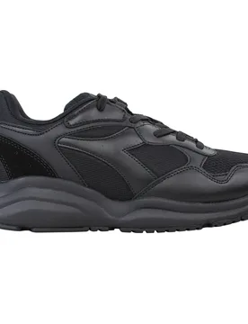 Whizz Run Mens Black Trainers - Size Uk 6.5 - Diadora - FashionsVida