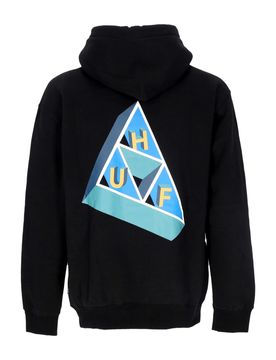 Felpa Cappuccio Uomo Based Triple Triangle Po Hoodie Black