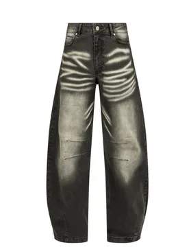Jeans für Damen schwarz "Barrel ( wide Fit ) Zoe" von - Frauen - female - RED by EMP - FashionsVida