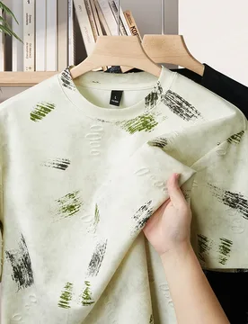 Heavyweight Streetwear Full Print Short Sleeve Tee New Arrival Men Summer Loose Style Tshirt Men Clothing - Aliexpress - FashionsVida
