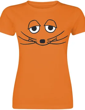 T-Shirt - Die Maus - XXL - für Damen - Größe XXL - orange - EMP exklusives Merchandise! - Frauen - female - Die Sendung mit der Maus - FashionsVida