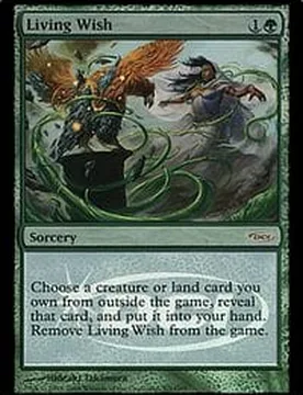 Living Wish (Judge Foil) Promotional Cards - Magic: The Gathering - FashionsVida