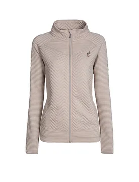 Chaqueta polar de mujer Simix Jaquard crema L - Aulp - FashionsVida