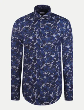 Regular-Fit Hemd Chambray Blau 42 - Seidensticker - FashionsVida