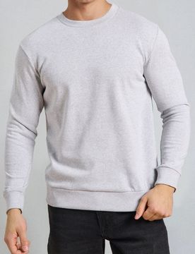Felpa basic - grigio chiaro