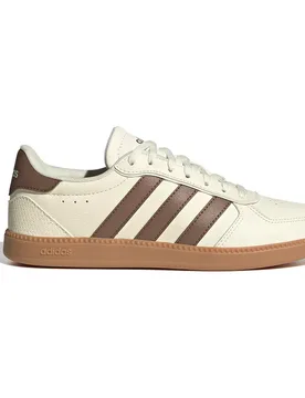 Baskets Breaknet Sleek Cream White / Preloved Brown / Gum 10 EU 37 1/3 - Adidas - FashionsVida