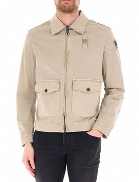 Blauer Giacca in cotone BEIGE XXL