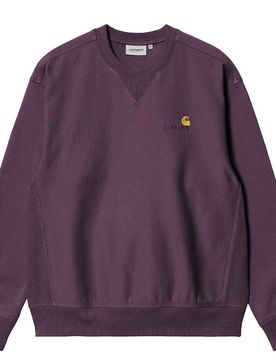 American Script Sweatshirt - Sweatshirt-Crewneck - violett - Herren - Size: M