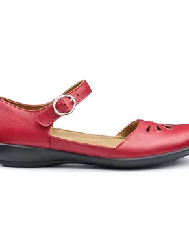 Women's 'Eloise' Mary Janes in Red Size: 6.5 - Red - Size: 6.5 - Hotter - FashionsVida